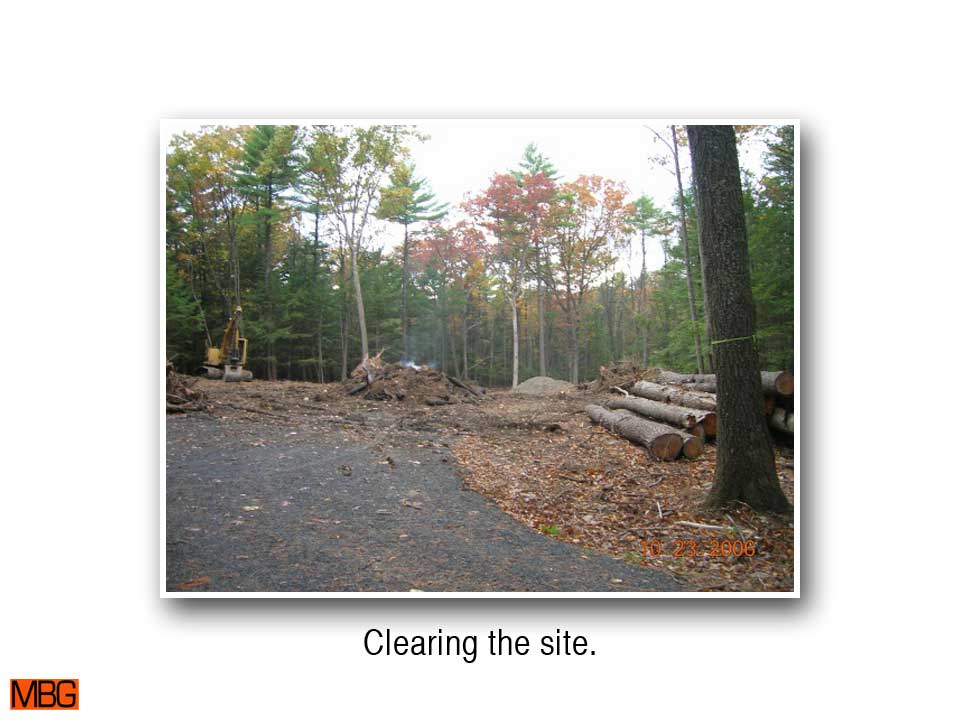 Miller Building Group-Site clearing