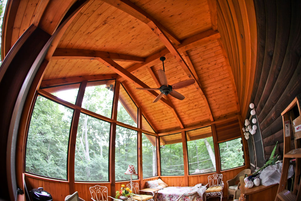 Vaulted ceiling